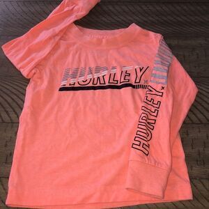 Hurley  Rad Neon Orange Surf 🏄🏻‍♀️ 🏄🏼‍♂️Shirt Tagless for comfort